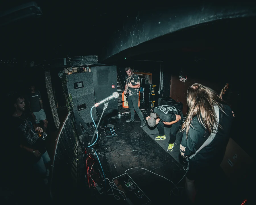 Shoot To Kill performing at Bear Cave, Bournemouth — concert photograph 2