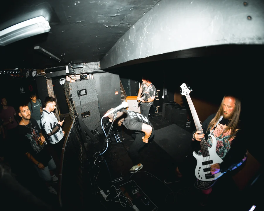 Shoot To Kill performing at Bear Cave, Bournemouth — concert photograph 8